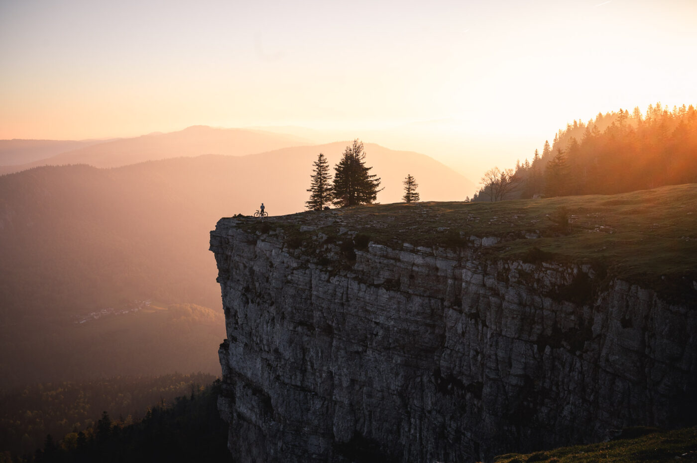 Mastercard Climb For Trees - Gravel Cycling Photography Creux du Van