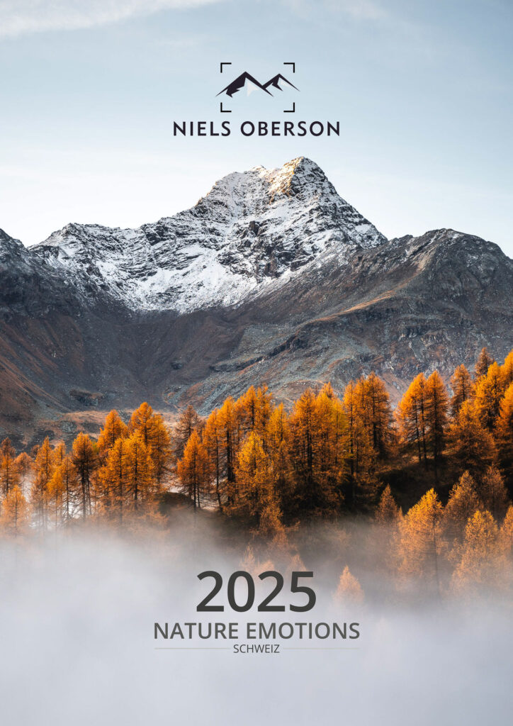 Titelbild Engadin im Wandkalender Schweizer Berglandschaften Nature Emotions 2025