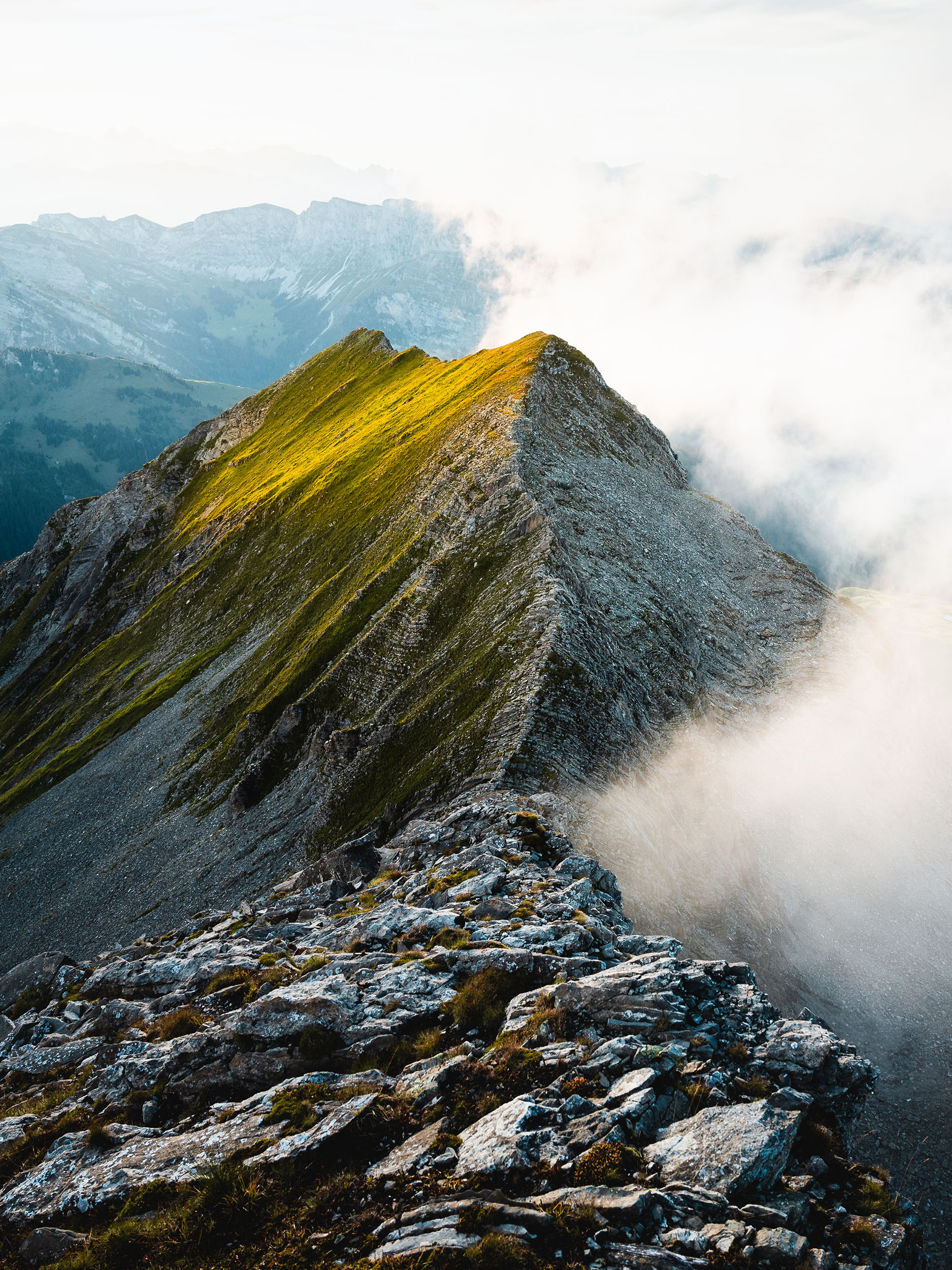 Männliflue Diemtigtal Grimmialp Schweizer Landschaft Print Wandbild